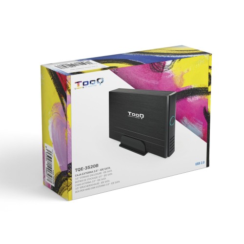 TooQ CAJA HDD 3,5" IDE SATA A USB 2.0 NEGRA