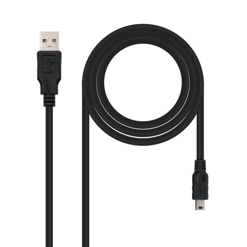 Nanocable CABLE USB 2.0, TIPO A M-MINI USB 5PIN M, 0.5 M