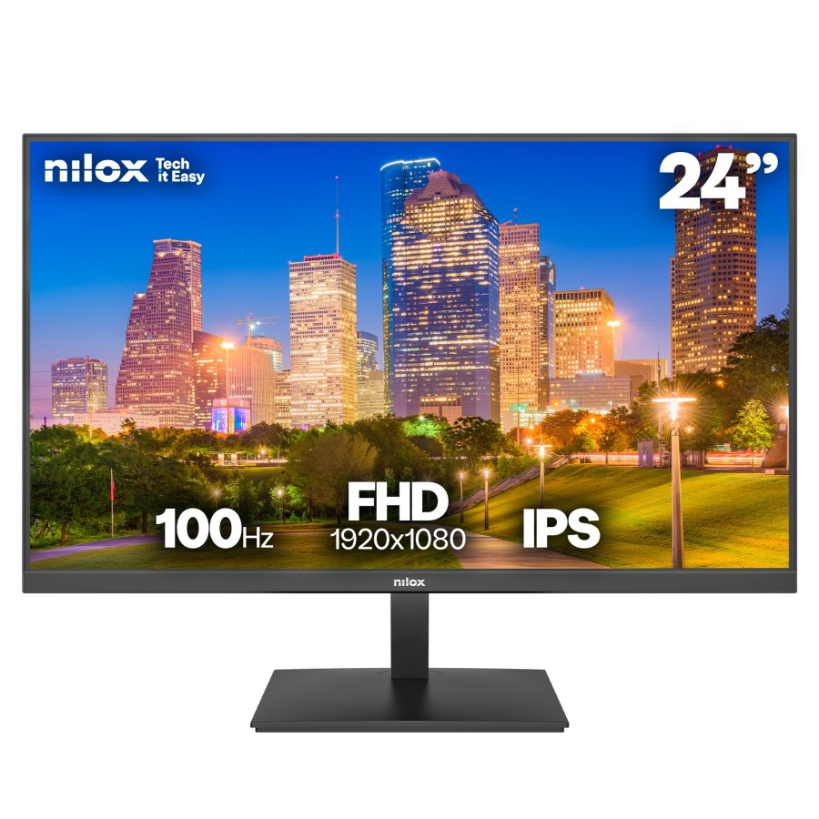 Nilox NXM24FHD1202 pantalla para PC 60,5 cm (23.8") 1920 x 1080 Pixeles Full HD Negro Nilox NXM24FHD1202 pantalla para PC 60,5 cm (23.8") 1920 x 1080 Pixeles Full HD Negro
