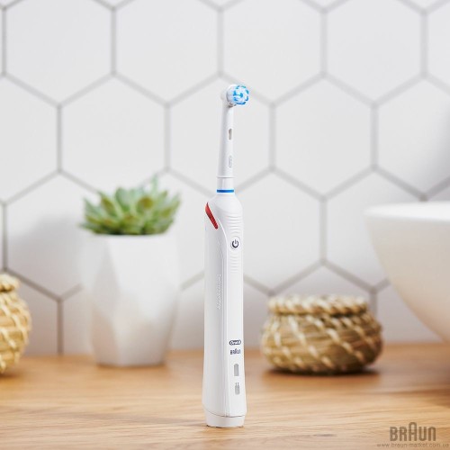 Braun D501.513.2 cepillo eléctrico para dientes Adulto Cepillo dental giratorio Blanco