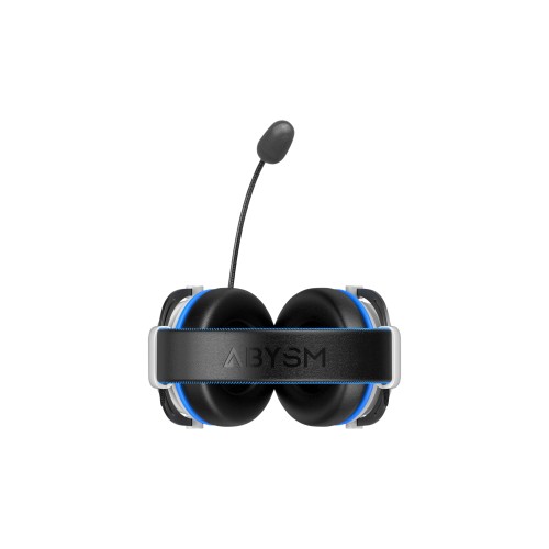 ABYSM AG700 Pro 7.1 White Auriculares Alámbrico Diadema Juego Azul, Blanco