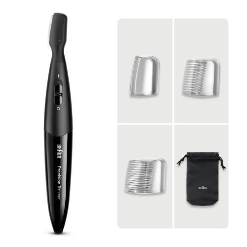 Braun BeardTrimmer PT1000 Batería 3 Mojado y seco Negro Braun BeardTrimmer PT1000 Batería 3 Mojado y seco Negro