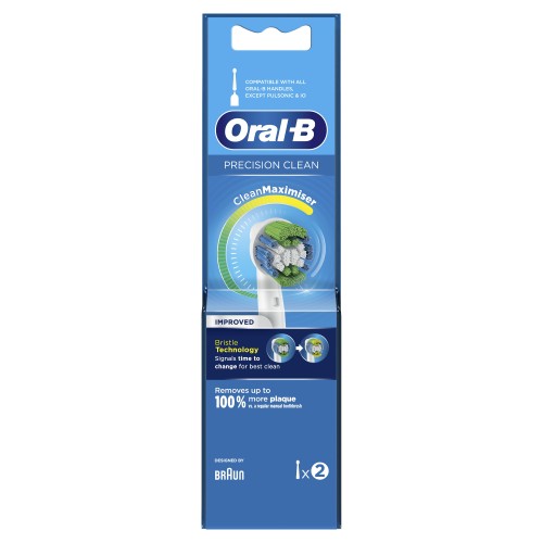 Oral-B Precision Clean 80338441 cepillo de cabello 2 pieza(s) Azul, Verde, Blanco Oral-B Precision Clean 80338441 cepillo de cabello 2 pieza(s) Azul, Verde, Blanco