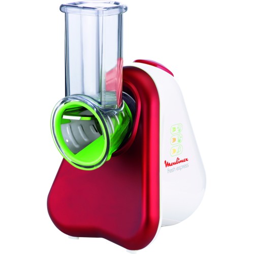 Moulinex DJ7535 cortador de verduras en espiral o rallador eléctrico Plástico Rojo