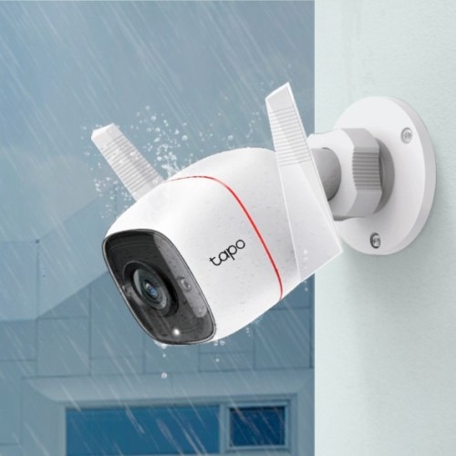 TP-Link Tapo TC65 cámara de vigilancia Bala (forma) Cámara de seguridad IP Exterior 2304 x 1296 Pixeles Techo pared