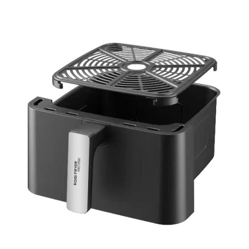 Sogo PRO1700 Sencillo 6 L Independiente Freidora de aire caliente Negro, Plata