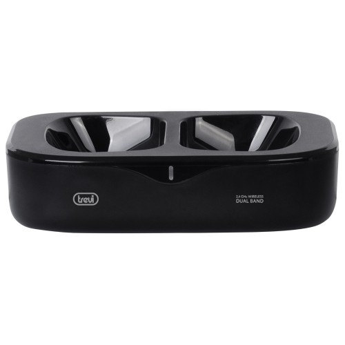 Trevi FRS 1490 RW Auriculares Inalámbrico Diadema Llamada Música TV USB Tipo C Base de carga Negro