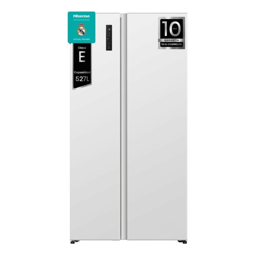 Hisense RS3P538NEWE nevera puerta lado a lado Independiente 527 L Blanco