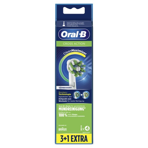 Oral-B CrossAction 80339340 cepillo de cabello 4 pieza(s) Azul, Verde, Blanco Oral-B CrossAction 80339340 cepillo de cabello 4 pieza(s) Azul, Verde, Blanco