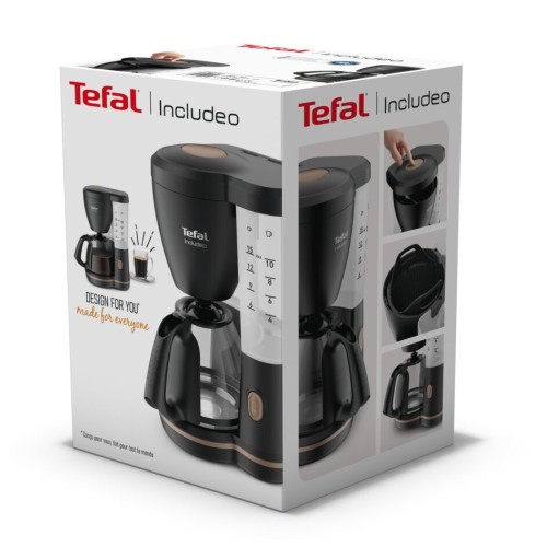 Tefal Includeo CM5338 Semi-automática Cafetera de filtro Tefal Includeo CM5338 Semi-automática Cafetera de filtro
