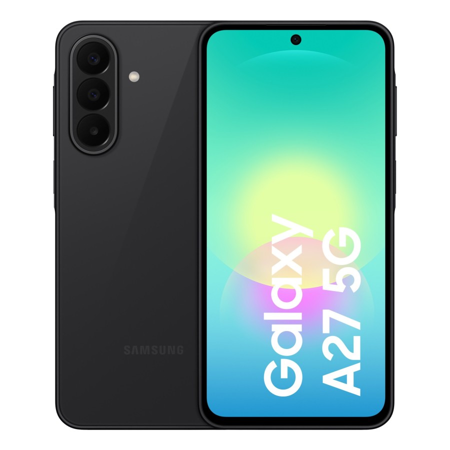 Samsung GALAXY A27 5G 17 cm (6.7") Ranura híbrida Dual SIM Android 16.0 USB Tipo C 6 GB 128 GB 5000 mAh Negro Samsung GALAXY A27 5G 17 cm (6.7") Ranura híbrida Dual SIM Android 16.0 USB Tipo C 6 GB 128 GB 5000 mAh Negro