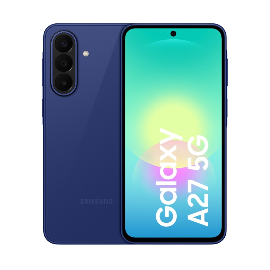 Samsung GALAXY A27 5G 17 cm (6.7") SIM doble Android 16.0 USB Tipo C 6 GB 128 GB 5000 mAh Azul Samsung GALAXY A27 5G 17 cm (6.7") SIM doble Android 16.0 USB Tipo C 6 GB 128 GB 5000 mAh Azul