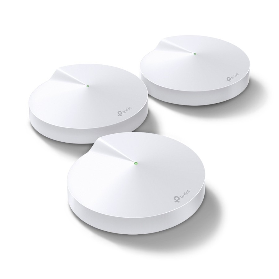 TP-Link Deco M5(3-pack) Doble banda (2,4 GHz 5 GHz) Wi-Fi 5 (802.11ac) Blanco 2 Interno TP-Link Deco M5(3-pack) Doble banda (2,4 GHz 5 GHz) Wi-Fi 5 (802.11ac) Blanco 2 Interno