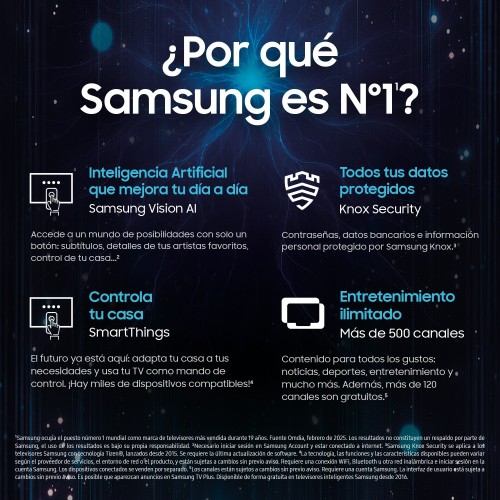 Samsung TV 55" QLED Q8F 4K Vision AI Smart TV 2025