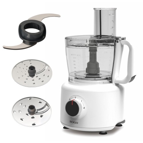 Sogo BAT-SS-14570 robot de cocina 800 W 2 L Blanco