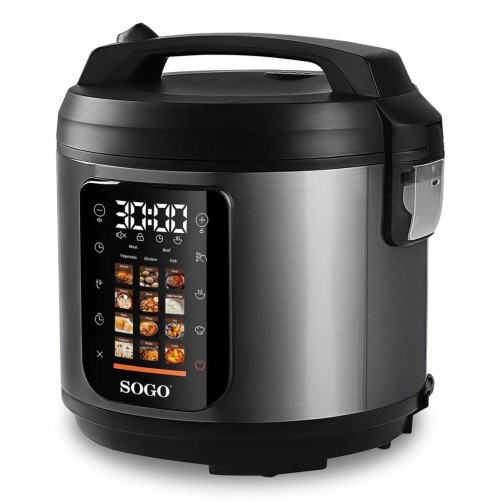 Sogo OLL-SS-10615 olla multi-cocción 5 L 900 W Negro, Acero inoxidable